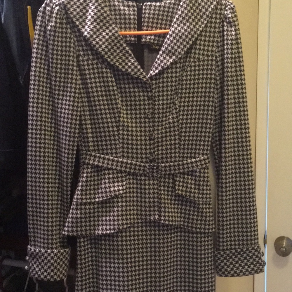Stop Staring 40’s Houndstooth Dress